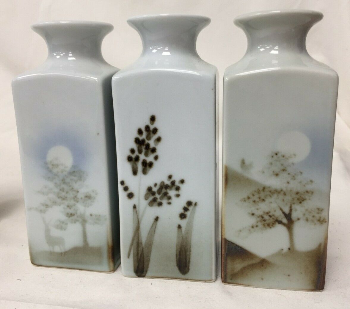 7 X Highbank Lochgilphead Scotland Square Porcelain Vases - Image 5 of 5