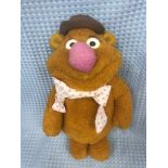 1976 Vintage Fozzie Bear Jim Henson Muppet Soft Plush Toy.