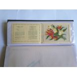 An Album Of 1930 Kensitas Silk Flower Cards