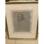 Portrait/Etching Of A Lady, Circle Of George Richmond