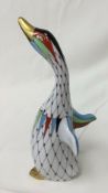 Hollohaza Hungary Porcelain Duck