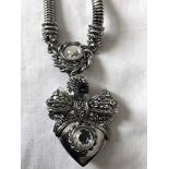 Butler & Wilson Queen Heart Bow Vintage Necklace