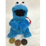 Sesame Street Cookie Monster Plush Talking Toy