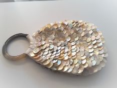 Mother Of Pearl Buttons Handbag