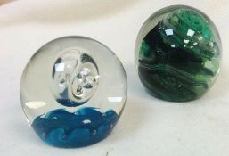 Caithness Space Shuttle & Kerry Glass Paperweights