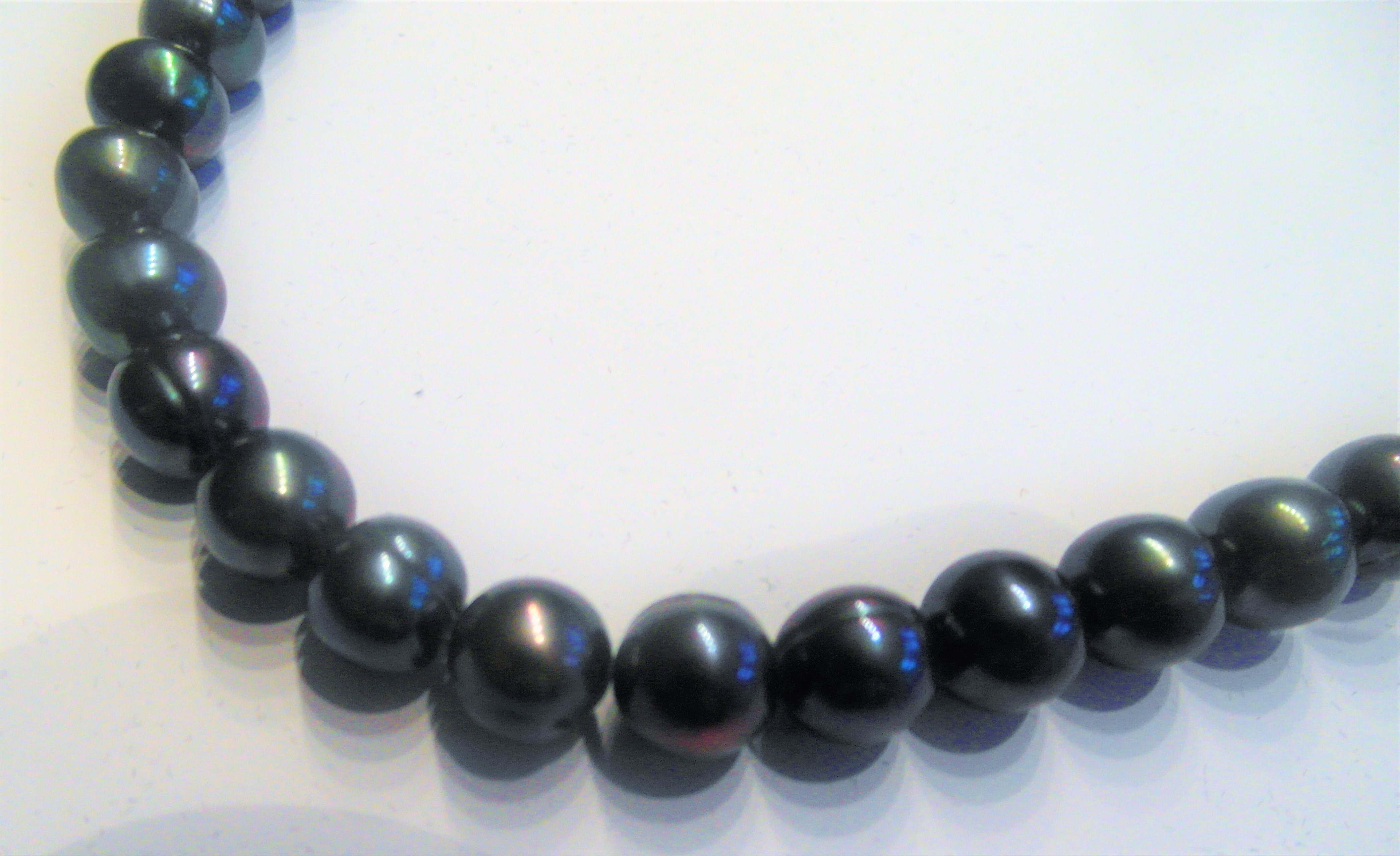 Tahitian Black Pearl Necklace - Image 2 of 4