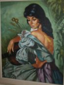 Spanish Lady Oil on Board