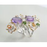 Designer ring with Amethyst