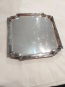 1937 silver butlers tray by, Richard Woodman Burbridge, silvermaker for Harrods