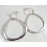 Silver earrings