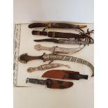 Collection of Decorative Knives