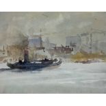 Puffers on the Clyde, Watercolour