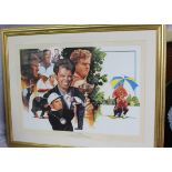 Golf Ryder Cup Victors Limited Edition Print Signed by Bernard Gallacher