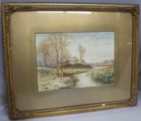 Fine Edwardian English Landscape Watercolour by K E Dalglish