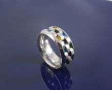 Unisex silver ring