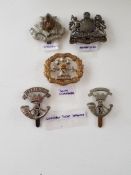 Military Badges, Somerset, Cheshire, S. Lancashire, Manchester