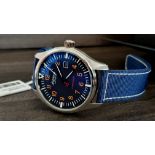 Alpina Startimer Pilot Blue Brand New In Box