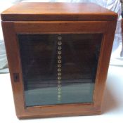 Excellent Antique Edwardian Collectors Cabinet 20 draws counts science