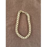 9ct Gold Barrel Link Bracelet