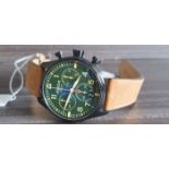 Alpina Green Chrono Brand New In Box With Papers