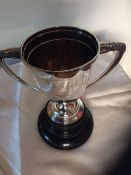 Scarce Art Deco Solid Silver Golf Sporting Memorabilia Winners Trophy 1936 Edinburgh