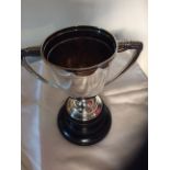 Scarce Art Deco Solid Silver Golf Sporting Memorabilia Winners Trophy 1936 Edinburgh