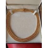 18ct yellow gold necklace 56.65 grams