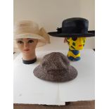 Mannequin heads and Retro Hats