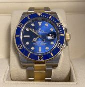 Gents Rolex Submariner 16613 18k Gold & Stainless Steel