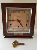 Art Deco Chiming Mantle Clock