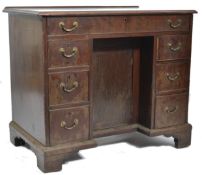 C18th kneehole desk