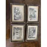 Edwardian set of miniature pictures