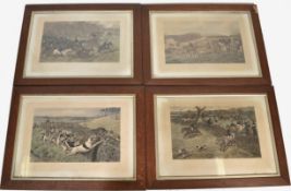 Allen C. Sealy (1850-1927) set of four lithographs
