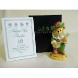 Halcyon Days 2001 Teddy of the Year Porcelain Figure (Boxed)