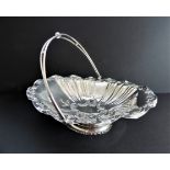 Antique Art Nouveau Silver Plated Cake or Fruit Basket c.1890's