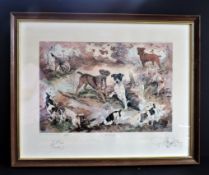 Gillian Harris Limited Edition Signed Print 'The Wild Bunch'