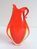 Murano Flavio Poli 'Sommerso' Teardrop Vase