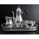 Antique Mappin & Webb Silver Plated Coffee Set