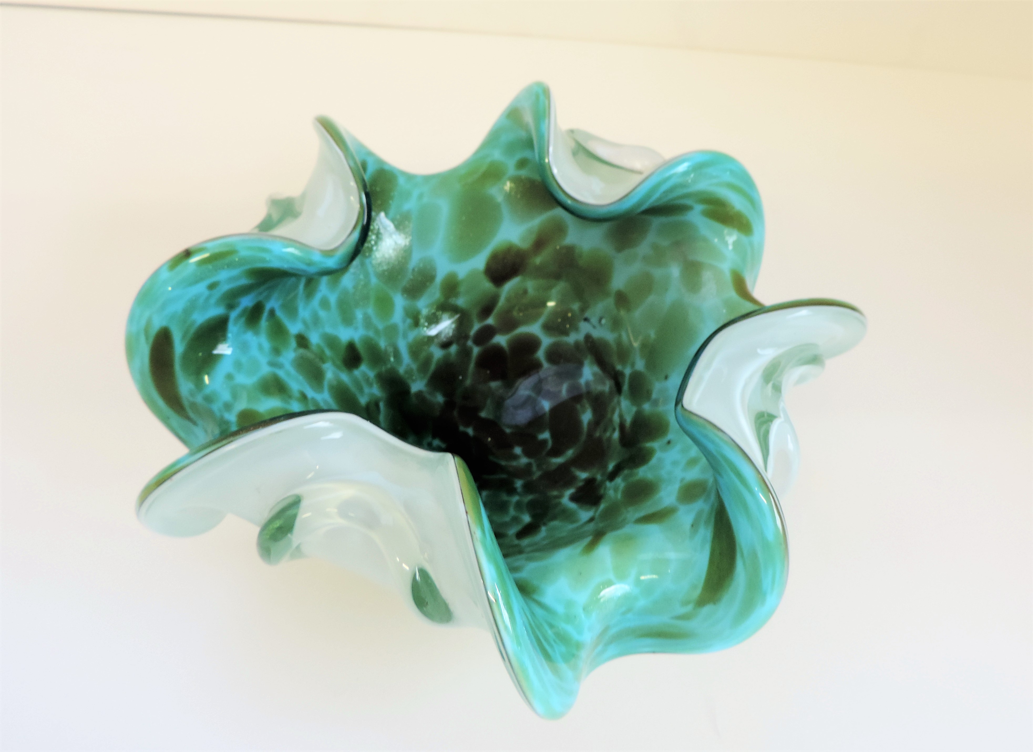 Fratelli Toso Murano Glass Biomorphic Bowl - Image 2 of 4