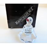 Kristallhuset Crystal Penguin Figurine New Boxed