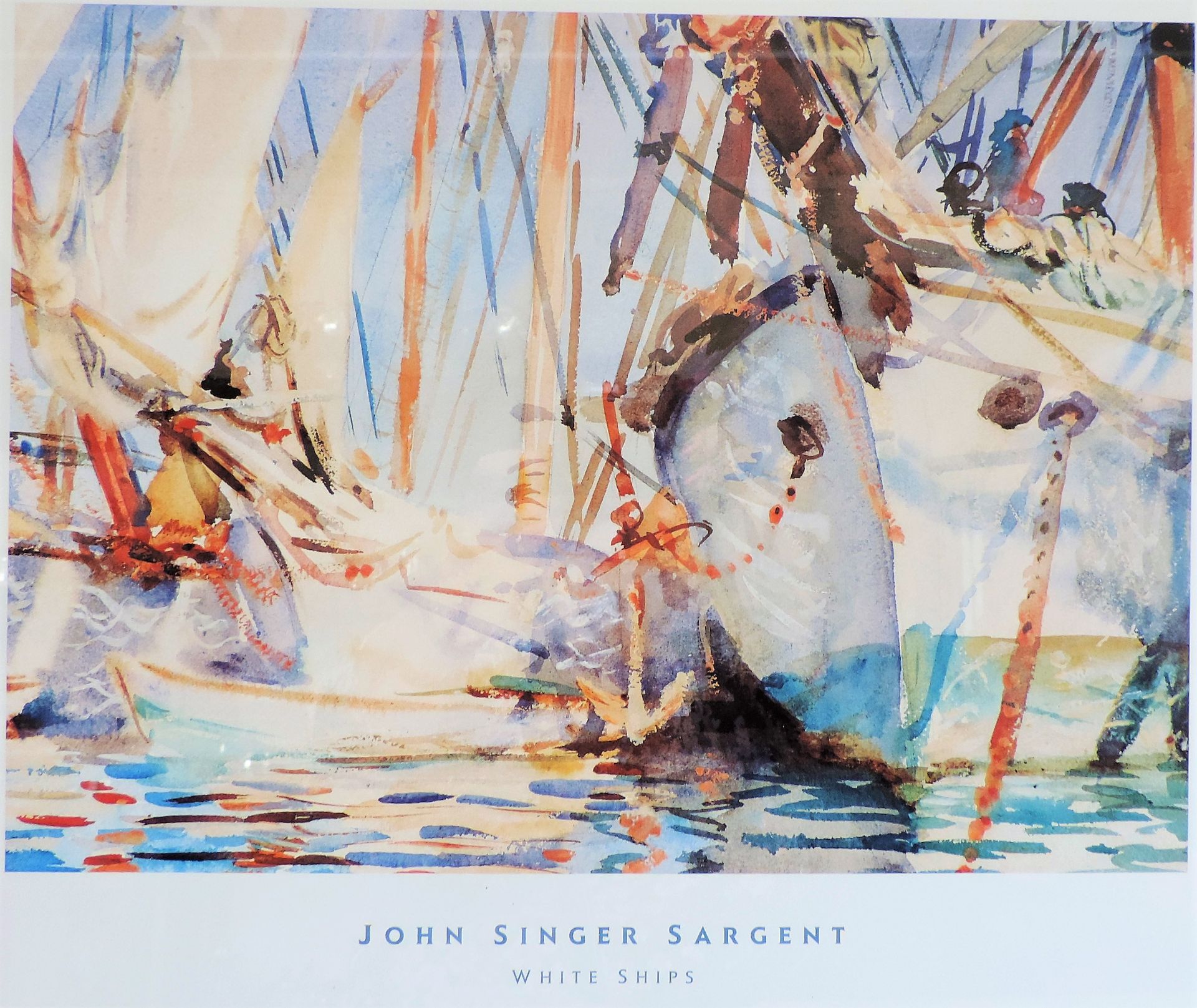 John Singer Sargent White Ships Framed Print - Image 3 of 4