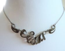 Vintage Marcasite Necklace