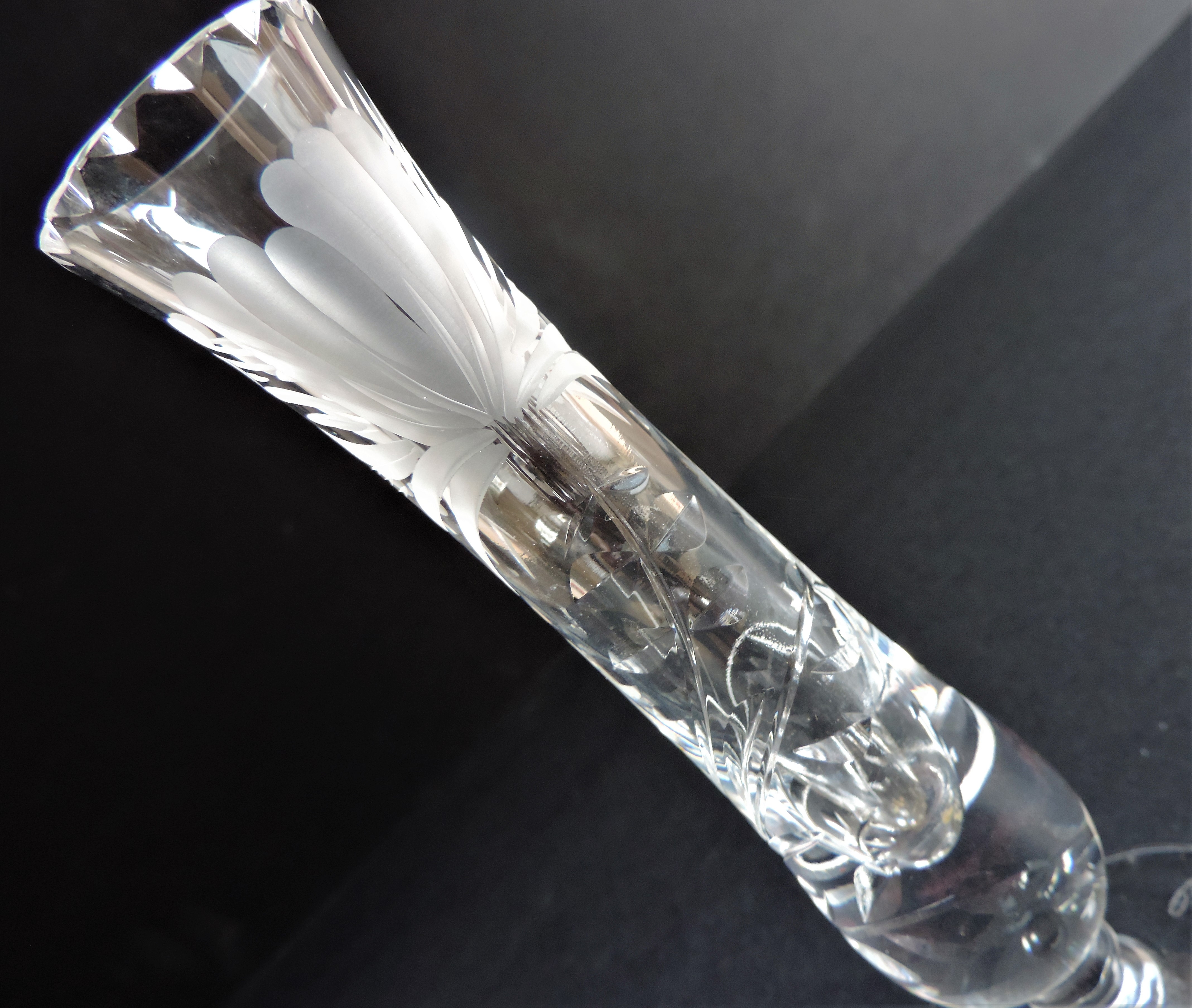 Royal Brierley Crystal Bud Vase - Image 3 of 3
