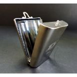 Antique Edwardian Silver Plated Pocket Flask/Hip Flask