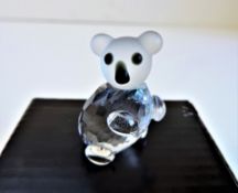 Kristallhuset Crystal Koala Bear Figurine