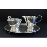 Vintage Mappin & Webb Silver Plate Creamer Set