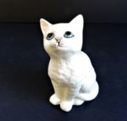 Vintage Beswick White Persian Kitten Figurine