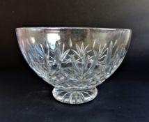 Waterford Crystal Footed Centerpiece Bowl 23cm Wide