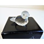 Kristallhuset Crystal Duck Figurine New Boxed