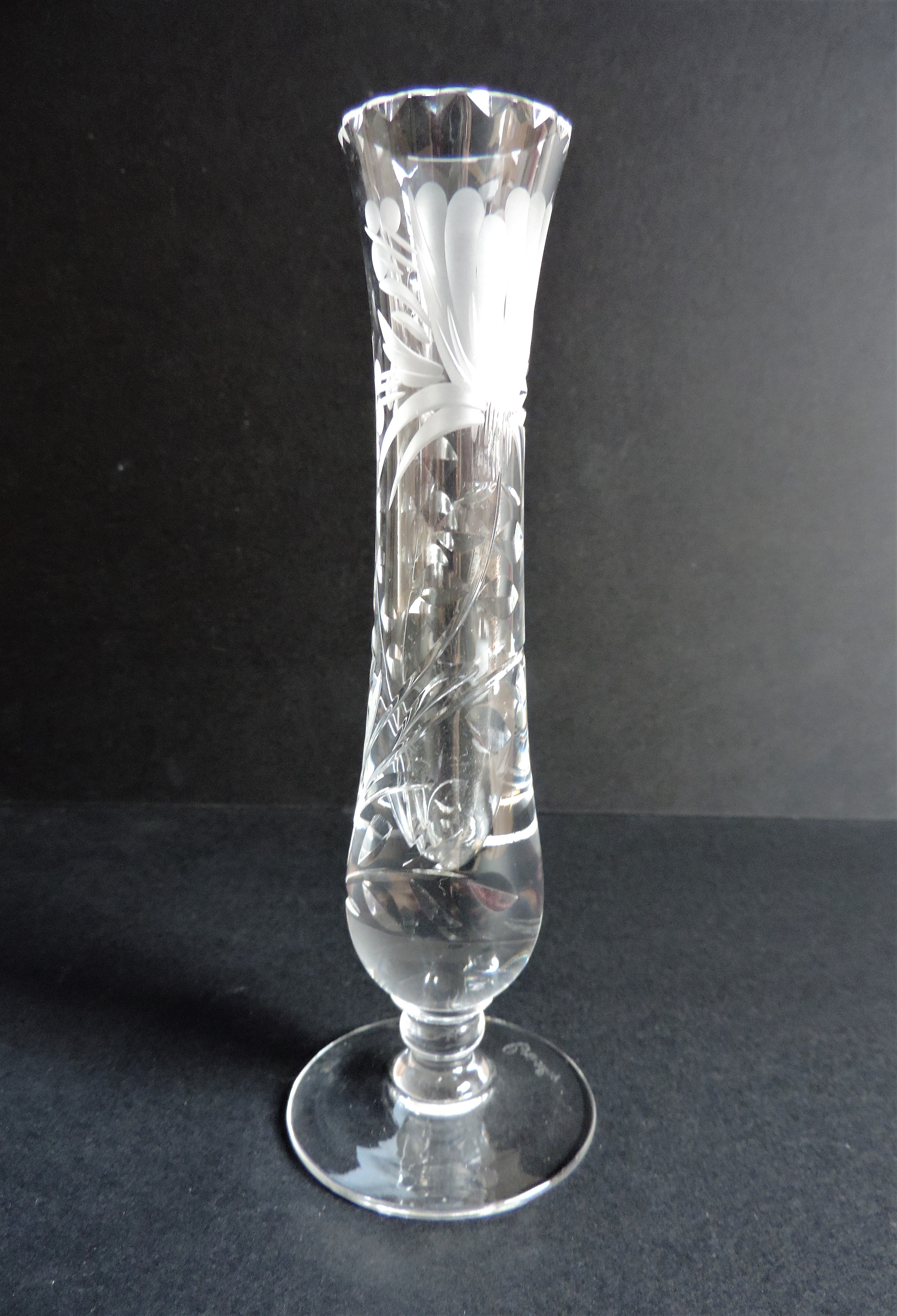 Royal Brierley Crystal Bud Vase